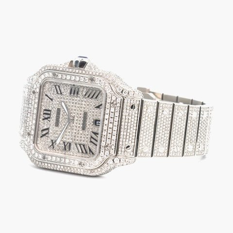 Cartier Santos WSSA0030 40mm 2020 Diamond Dial