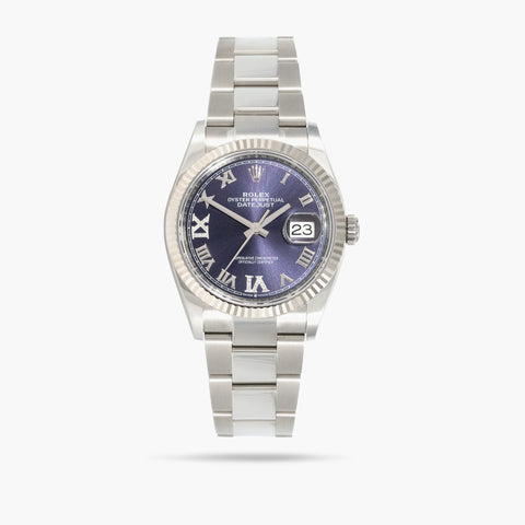 Rolex Datejust 36 126234 36mm 2023 Purple Diamond 6 & 9 Dial