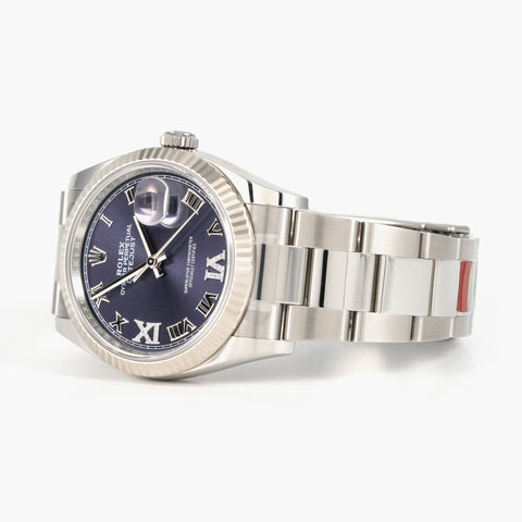 Rolex Datejust 36 126234 36mm 2023 Purple Diamond 6 & 9 Dial