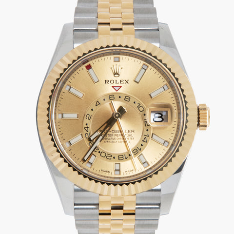 Rolex Sky-Dweller 326933 42mm 2022 Champagne Dial