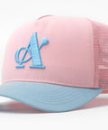 A Jewellers Sakura Signature Trucker Cap Baby Pink/Light Pink