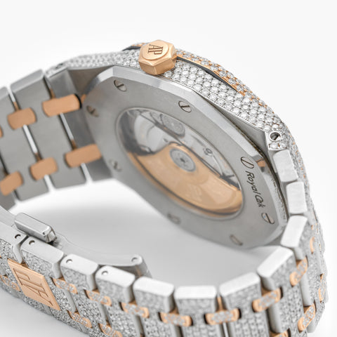 Audemars Piguet Royal Oak 15400SR 41mm Approx. 2015 Diamond Dial